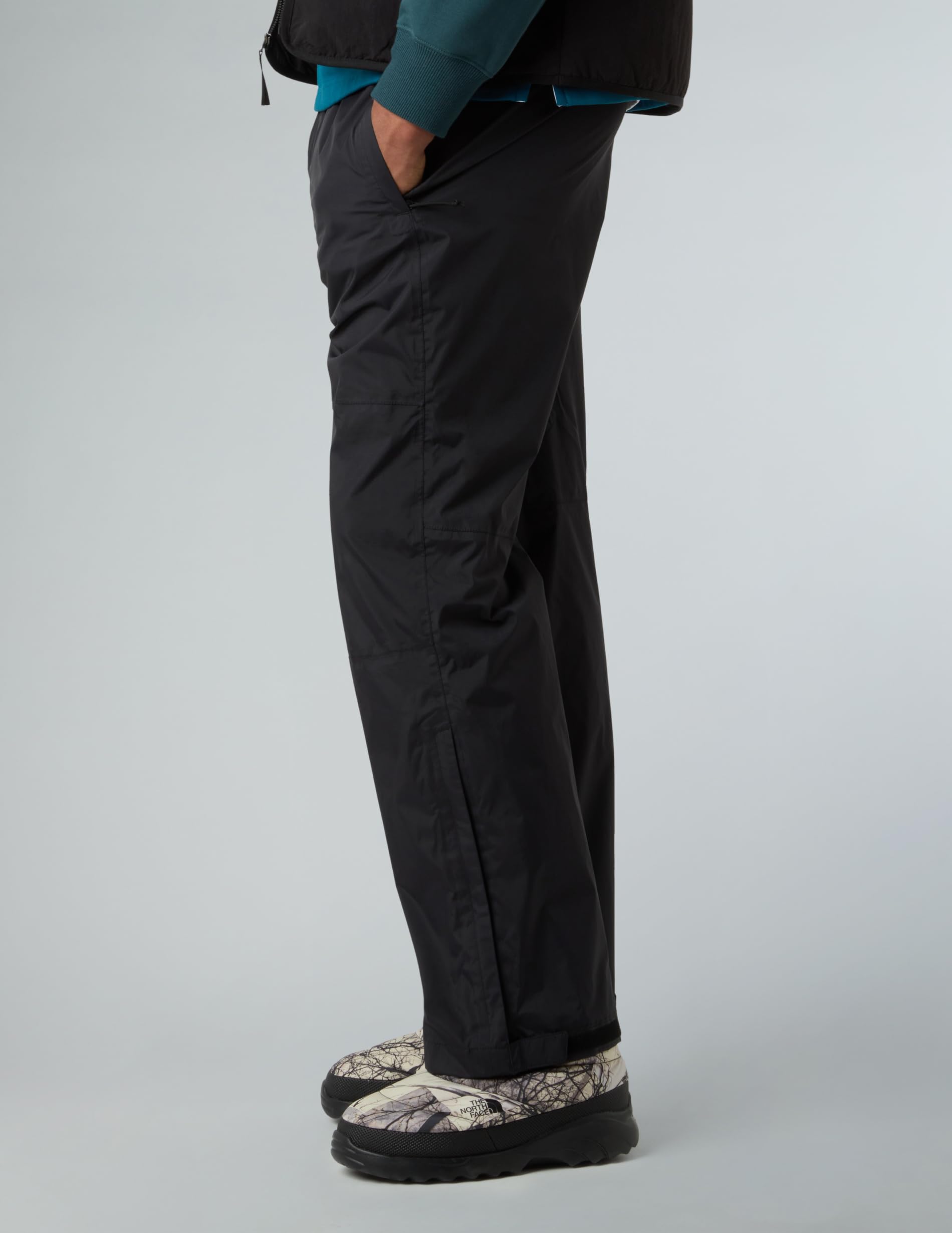 The North Face - Męskie Spodnie Przeciwdeszczowe Antora - Wodoodporne, Oddychające - TNF Black-NPF
