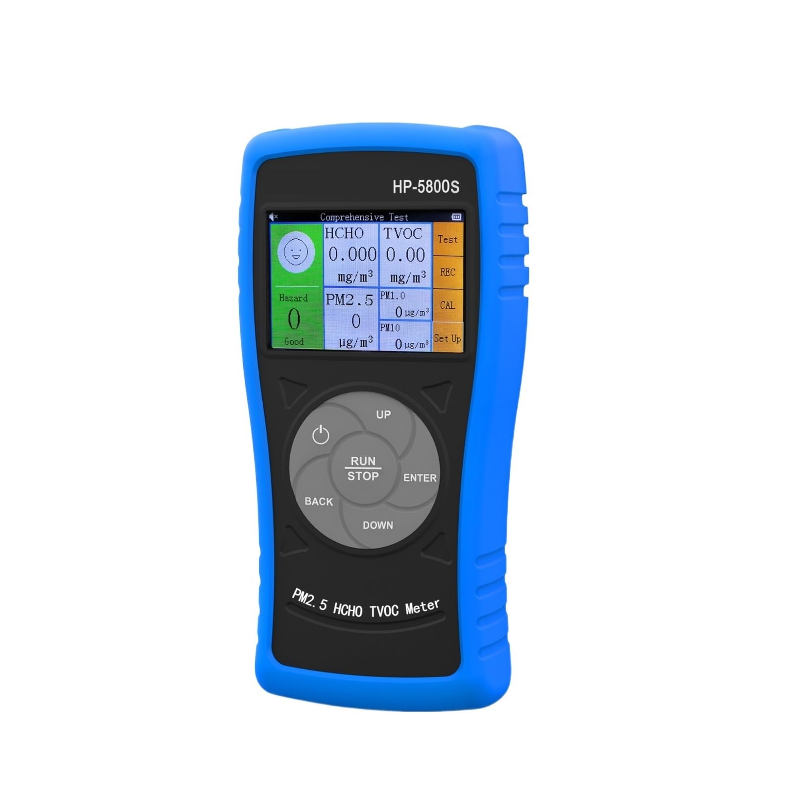 Air Quality Monitor, 3 in 1 Air Quality Monitor, Formaldehyde Detector to Test PM2.5, PM10, HCHO, TVOC, for Indoor, Outdoor