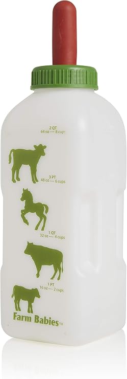 Lixit Nursing Bottle for Farm Animals, WHITE, 64 Fl Oz (Pack of 1)