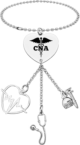 CNA Gifts - Accesorios para colgar, regalo de asistente de enfermería certificado, espejo retrovisor, accesorios colgantes para regalo de graduación