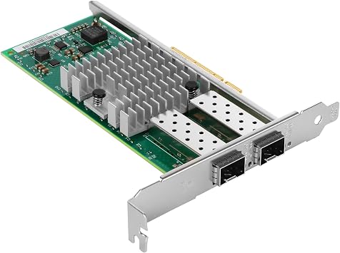 pcie ethernet network card for intel x520-da2 82599es chipset pcie 2.0 x8 10gb dual port sfp+ lan card support windows server/windows/linux/vmware/esx