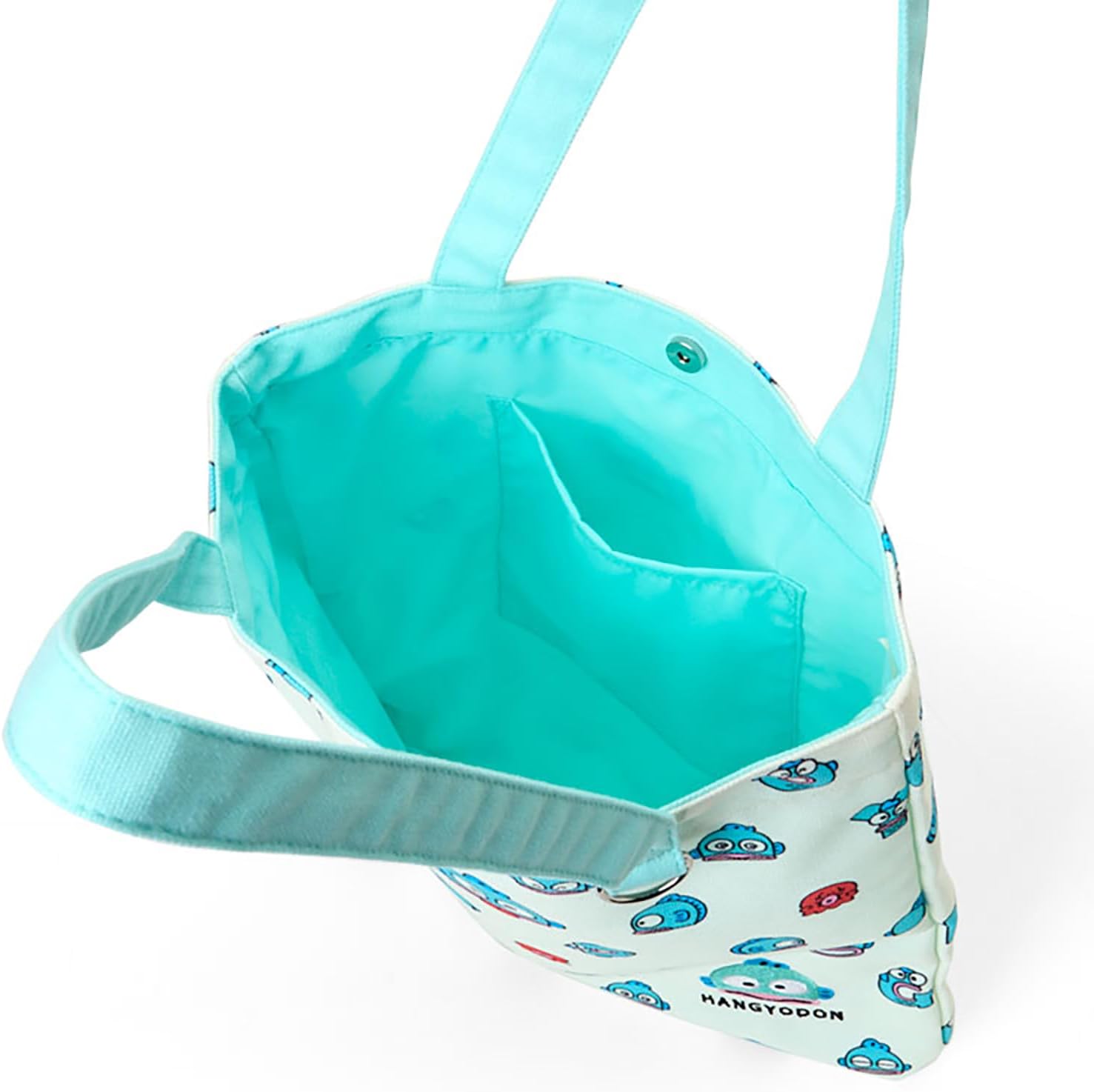 Sanrio 753491 Tote Bag (Hangyodon Bad Batsuru, Funny Face Design), A4 Size, for Ages 3 and Up