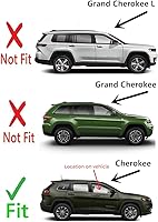 Vista 2 de Vidrio laminado para puerta delantera derecha del pasajero compatible con modelos Jeep Cherokee 2014-2023