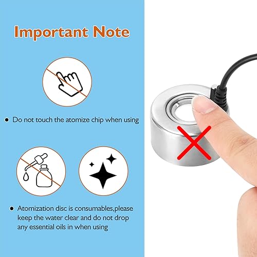 Vista 4 de FITNATE Mister Fogger - Generador de niebla atomizador humidificador de aire, tamaño pequeño, gran capacidad de niebla para Halloween y otros