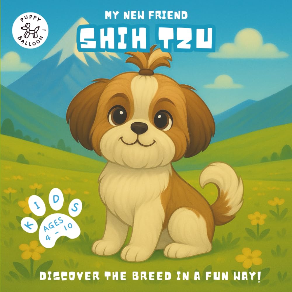 My New Friend Shih Tzu: A Fun Coloring and Activity Book for Kids Ages 4-10 About Their Favorite Dog Breed | Learn, Play, and Prepare for Your New