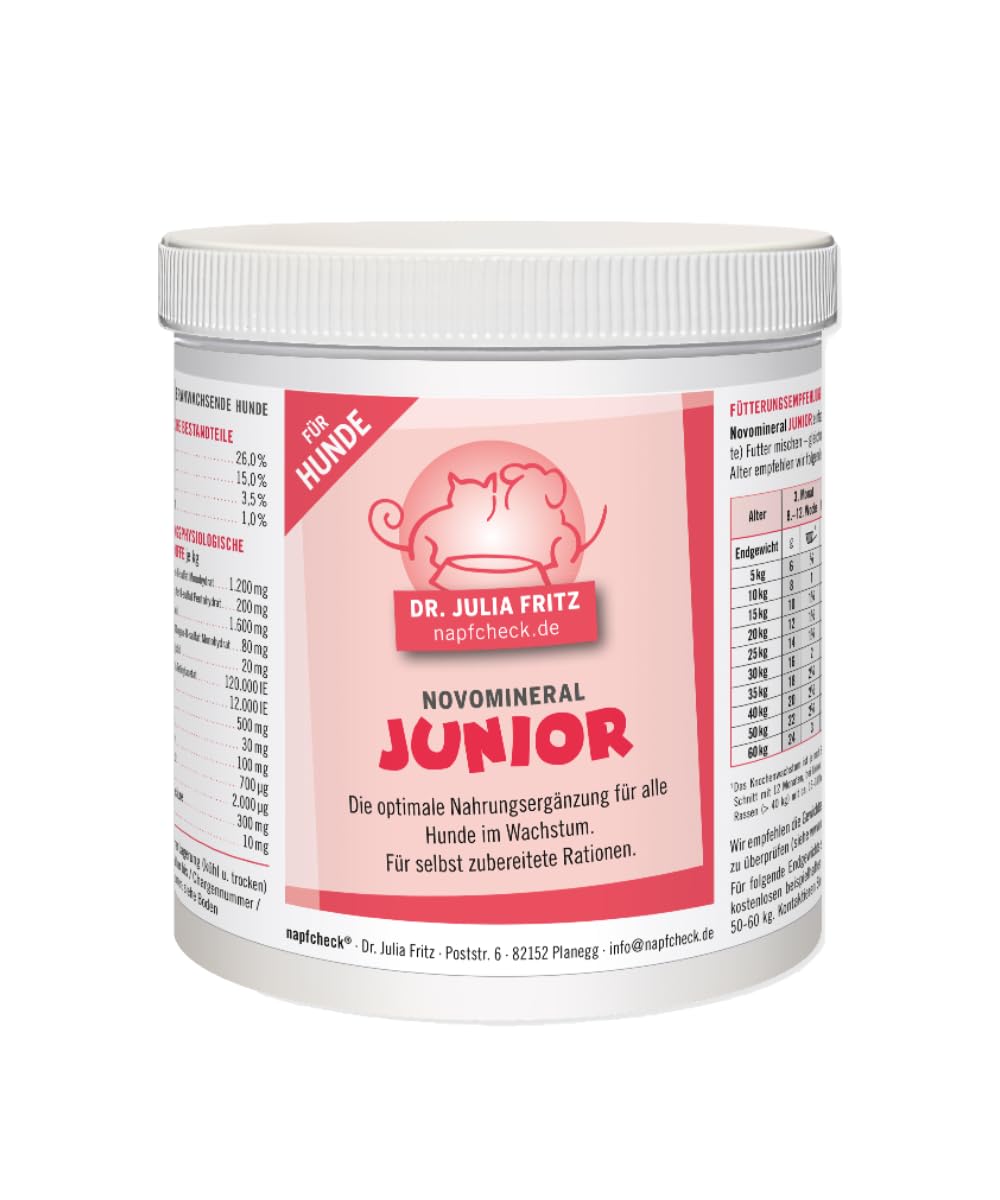 napfcheck Novomineral Junior - für Hunde im Wachstum - hypoallergen - 500 g