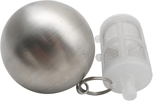 Miniatura 6 de 304 Acero inoxidable Cerveza Cerveza FermZilla Bola Flotante Barril de Cerveza Tubo de Inmersión Líquido con Filtro de Tubo Flotante y Tubo de