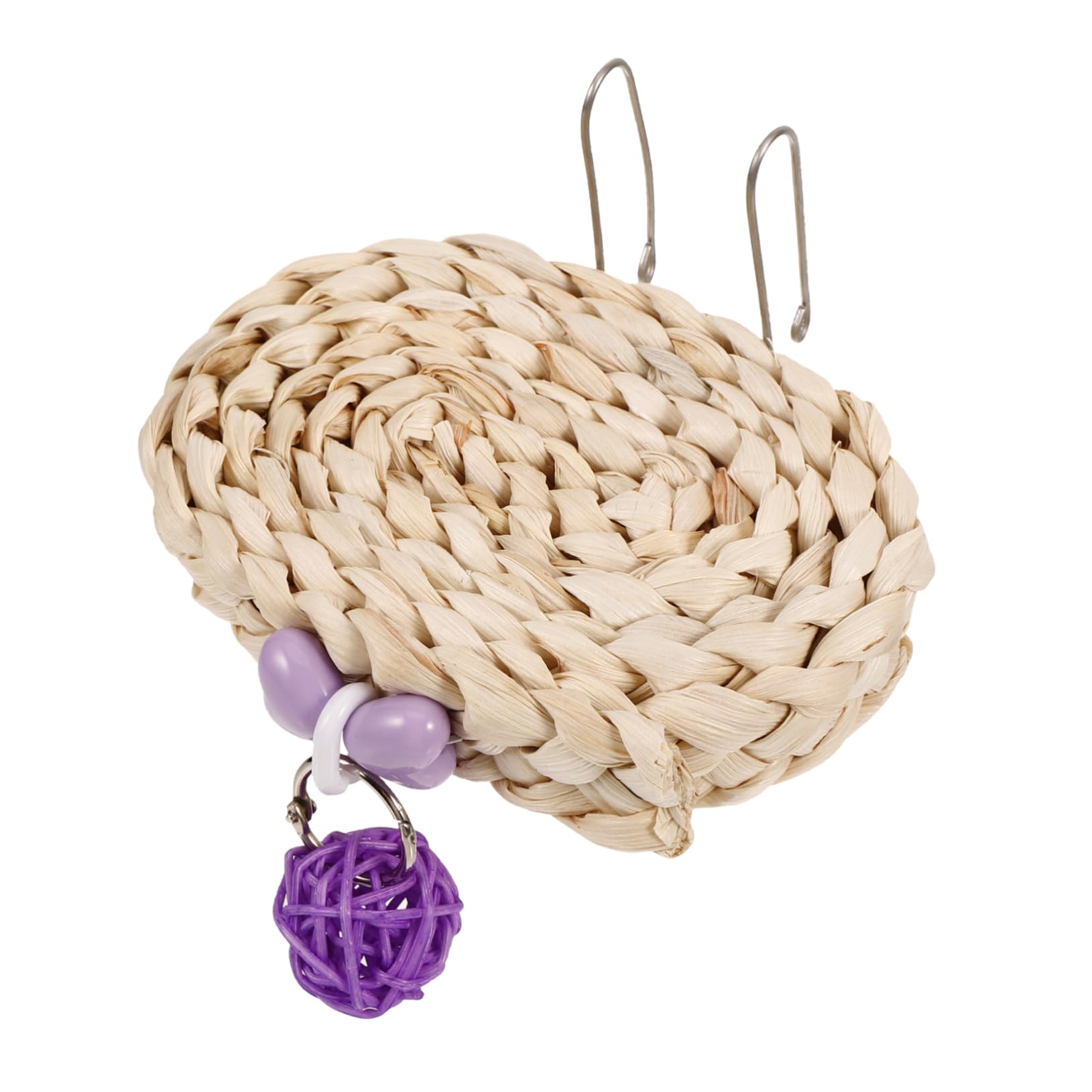 BESPORTBLE 5pièces Jouet à Mâcher Suspendu pour Perroquets Accessoire De Cage pour Oiseaux Jouet De Déchiquetage Et Divertissement pour Oiseaux pour Entraînement Broyage Dents