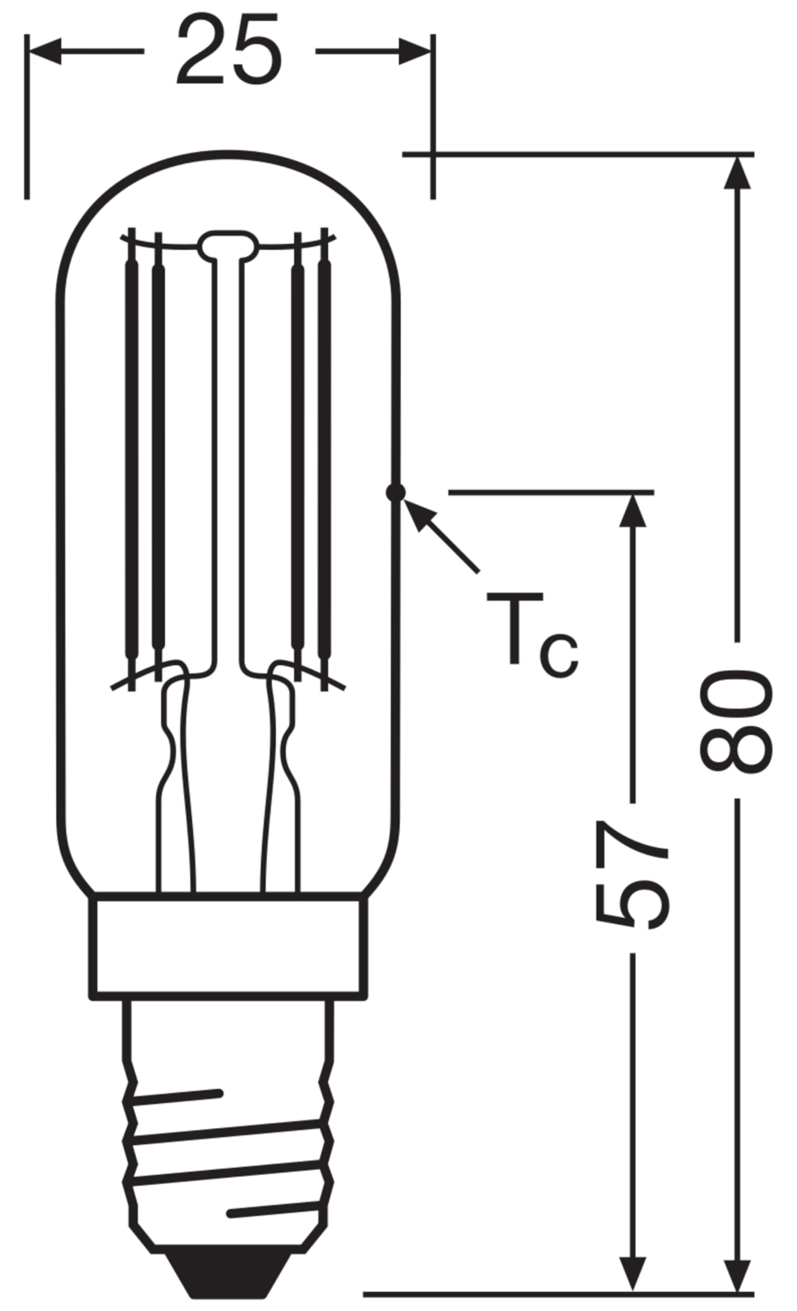 Osram LED Special LED-Lampe in Tropfenform, klar, multicolor, 4.8 W, 470 lm, 2700 K für warmweißes Licht, E14 Sockel, 25 mm Durchmesser, EEK F, dimmbar, 6-Pack