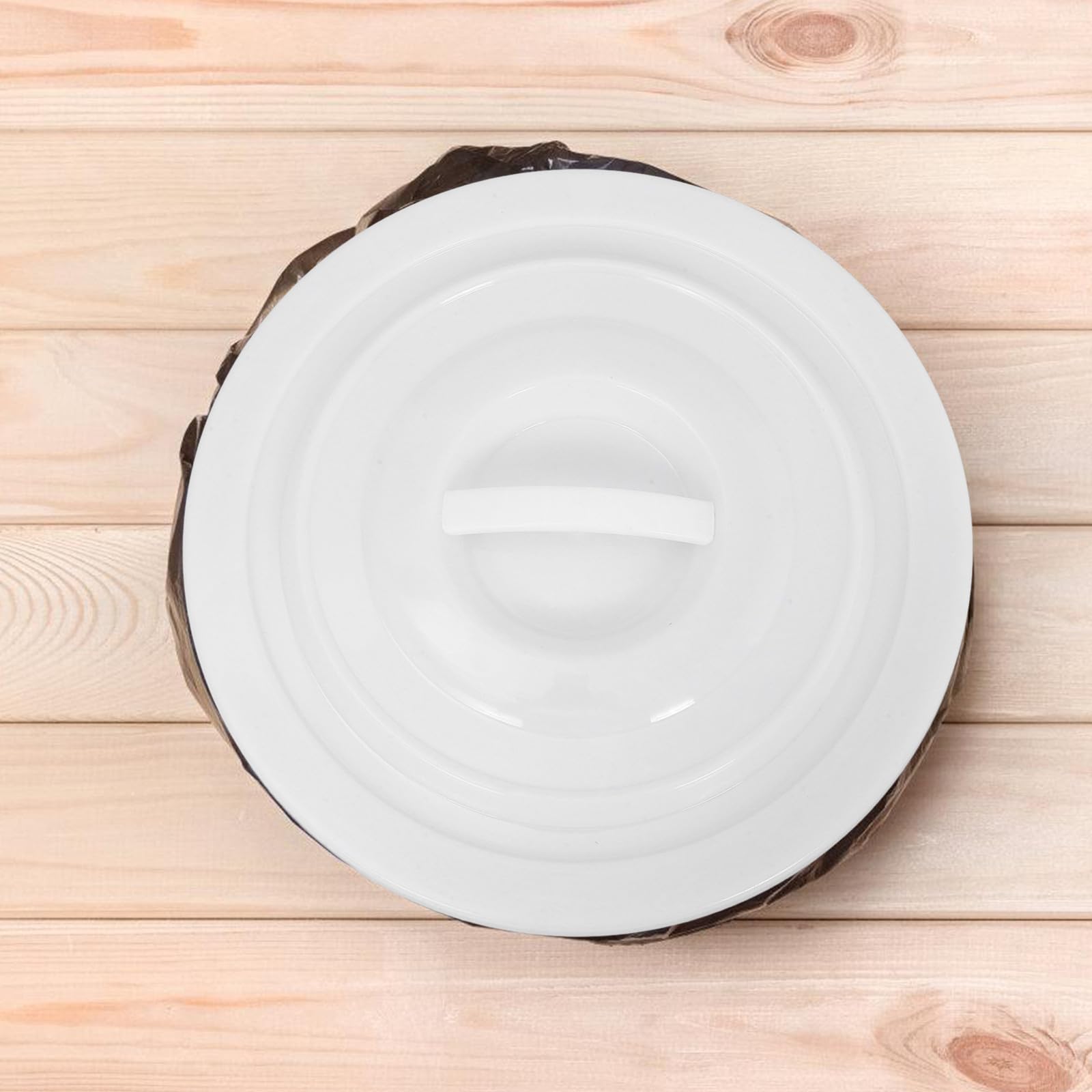 TOYANDONA Tapa para Cubo de Basura y Cubo de Agua de 40cm, Cubierta de Plástico Abs Sello Hermético, Versátil y Adecuada para Uso en Jardín y Hogar