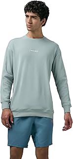 technosport Men's Regular Fit Polyester Crew Neck Solid Full Sleeve Sweatshirt with Elastoplus, Techno Dry-picture-48