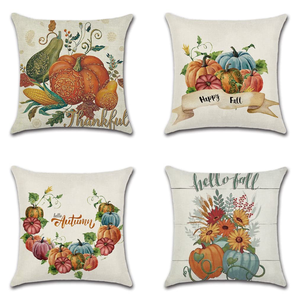 Housses de coussin en lin 45x45 cm pour un lit élégant et une ambiance cosy