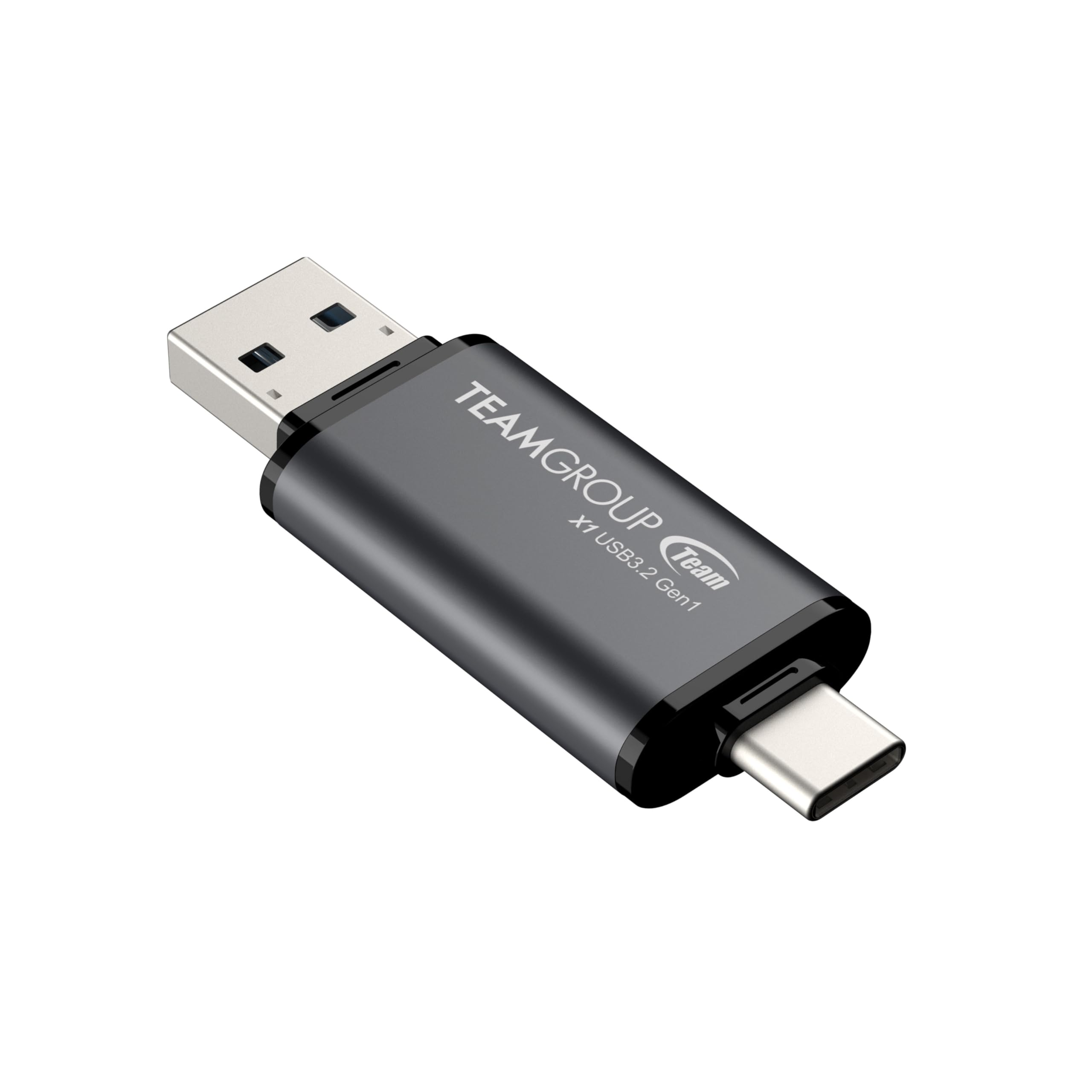 TEAMGROUP 1 chiavetta USB da 256 GB, 100 MB/s, 3.2 Gen 1, tipo A e tipo C (3.1/3.0) OTG, doppia interfaccia USB, memoria flash drive compatibile con smartphone/tablet/laptop/PC/MacBook TX13256GC01