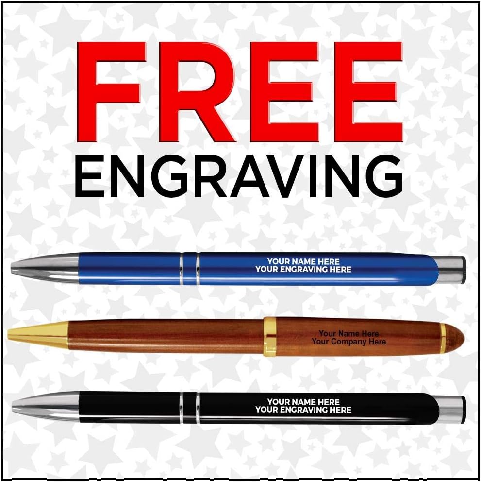 Crown Awards 5 3/8" Autograph Sapphire Pen Prime, Customized Pen, Gift For Any Professional Or Graduate