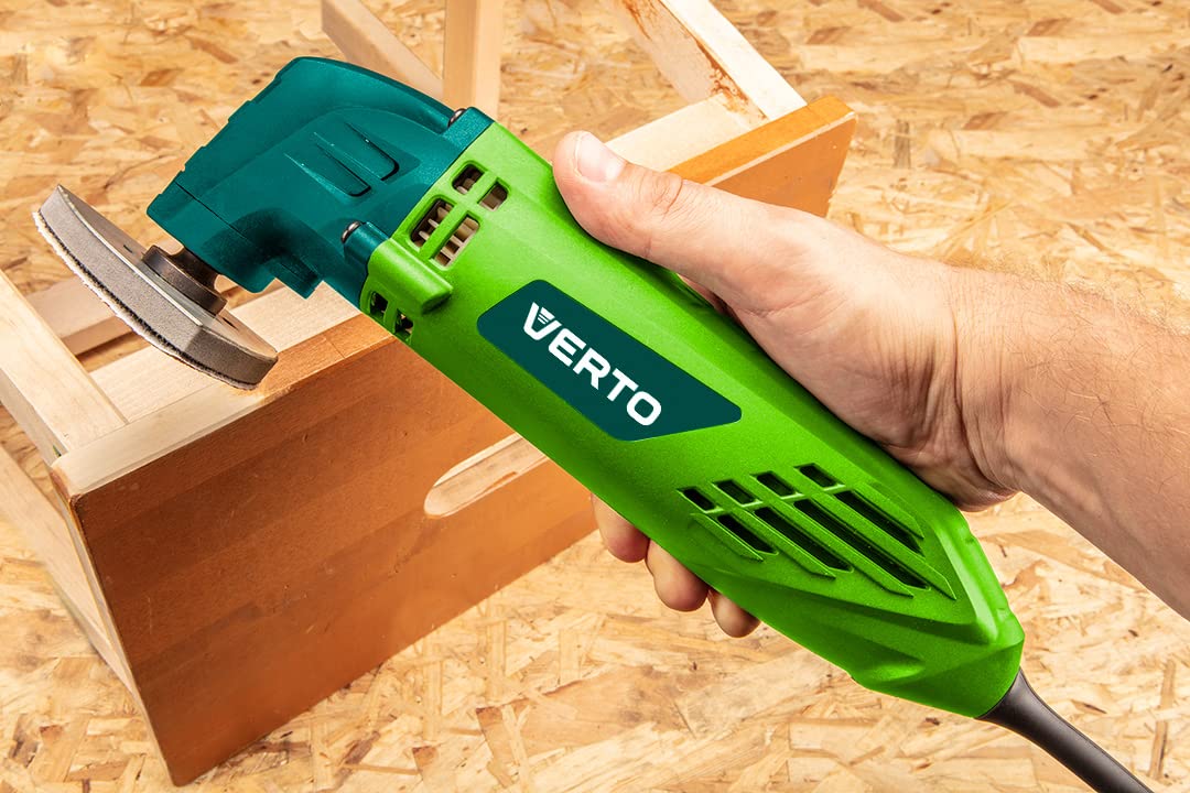 Grupa Topex 51G330 Utensile Multifunzione 200W, Numero Oscillazioni 15000-21000Min-1, Verde Scuro Intenso