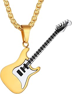 [Suplight] ネックレス メンズ シルバー ステンレス 金属アレルギー対応 ギターピック ペンダント レディース 音楽 楽器 アクセサリー