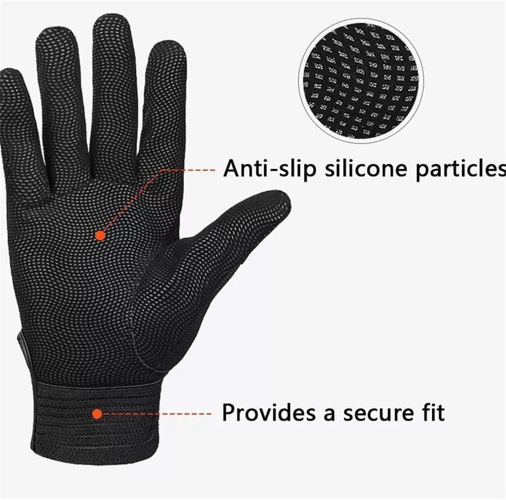 Guantes de Ciclismo Guantes De Guantes Ciclismo Táctil Unisex Camping Senderismo Guantes De Dedos Guantes Deportivos (Color : Black, Size : M)