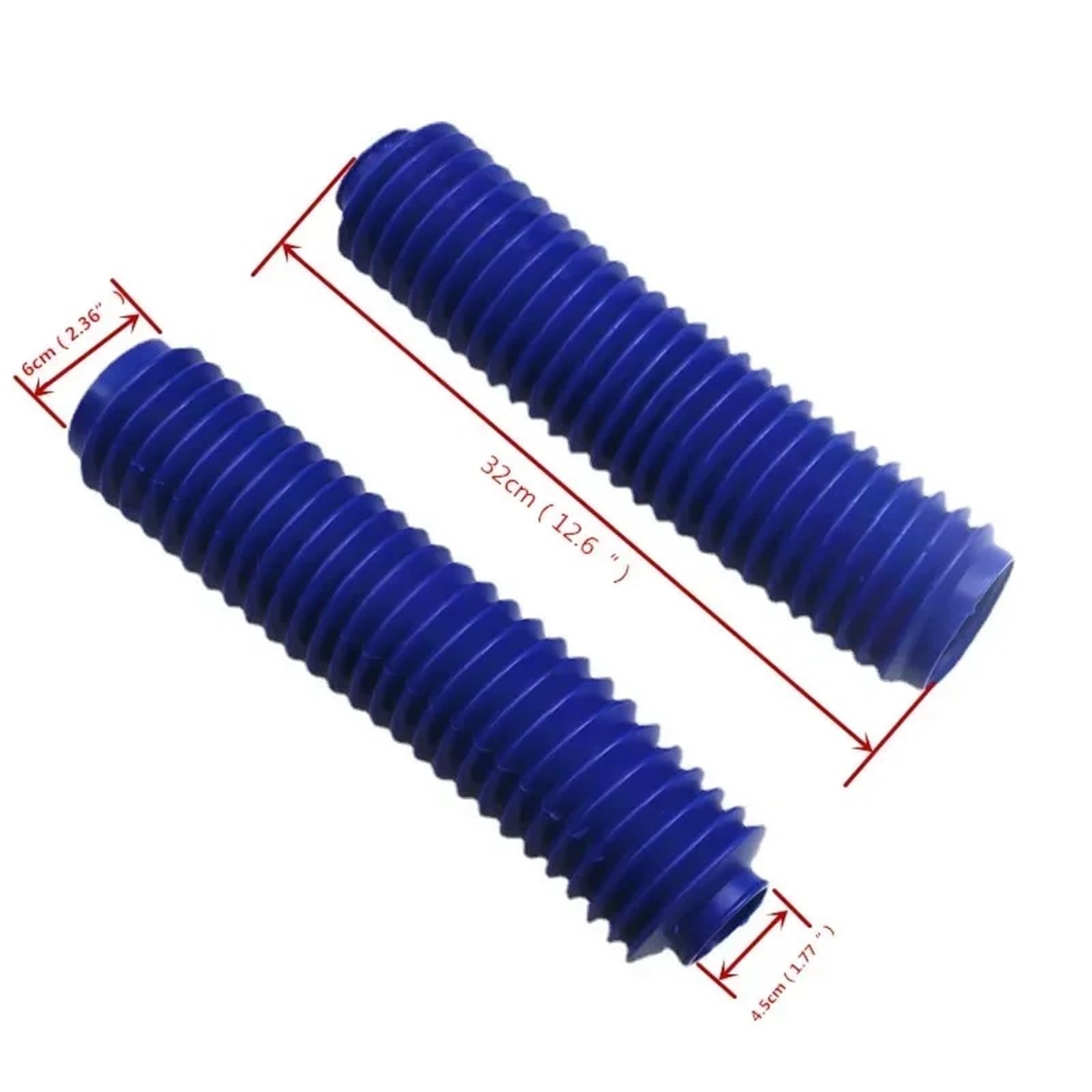 Copri Forcella Forcelle Copri-stivali in gomma blu per forcella da 40 mm, universale, per moto da cross SOFFIETTI FORCELLA IN GOMMA