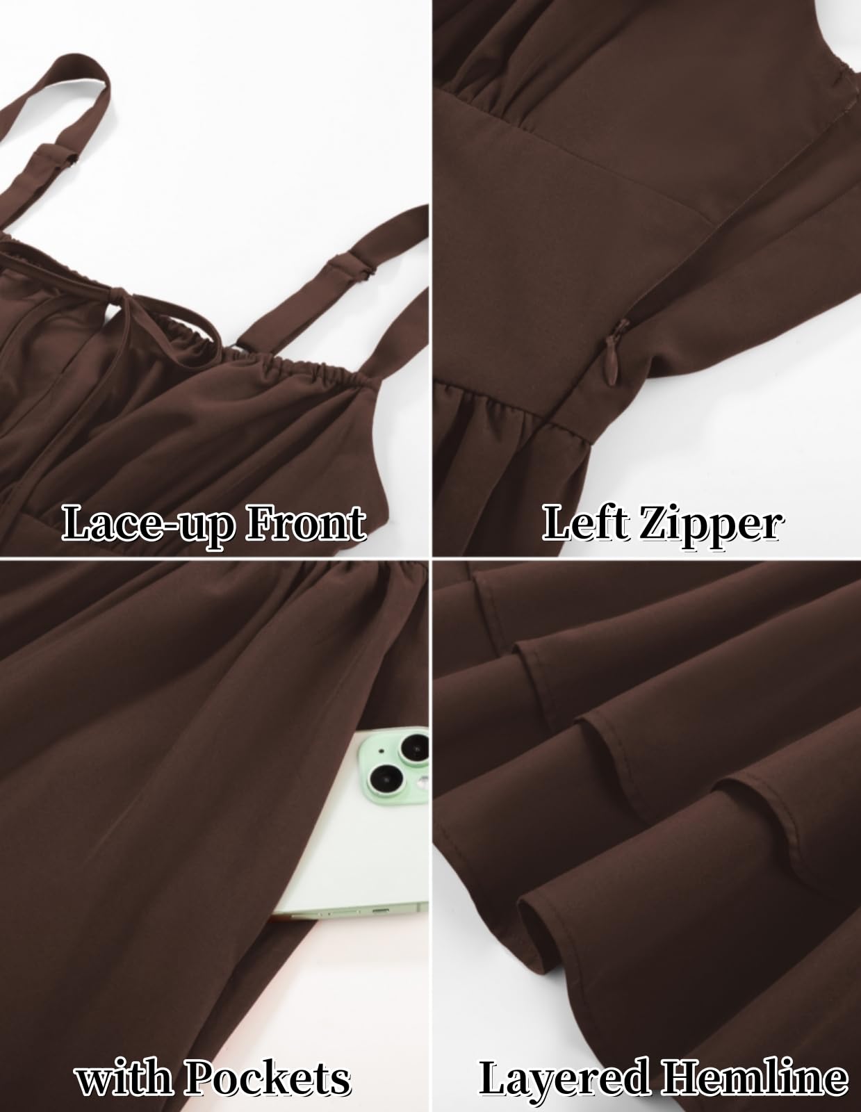 Scarlet Darkness Robe courte de style corset pour femmes et adolescentes, robe d'été à volants, robe pour remise de diplôme ou bal de rentrée