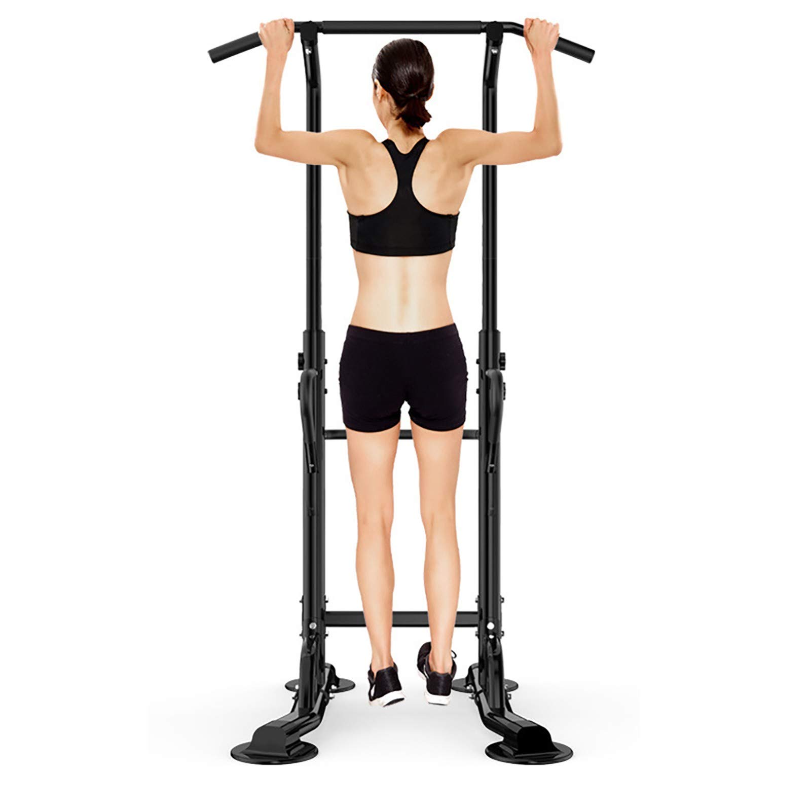 Squat Rack Barra per pull-up Barra orizzontale attrezzatura per il fitness multifunzionale troop rack per barra parallela singola rack per sollevamento pesi da interno A