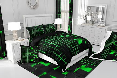 Miniatura 50 de Castle Fairy Juego de ropa de cama de béisbol, tamaño matrimonial, juego de edredón de 3 piezas para niños, niños, adolescentes, decoración