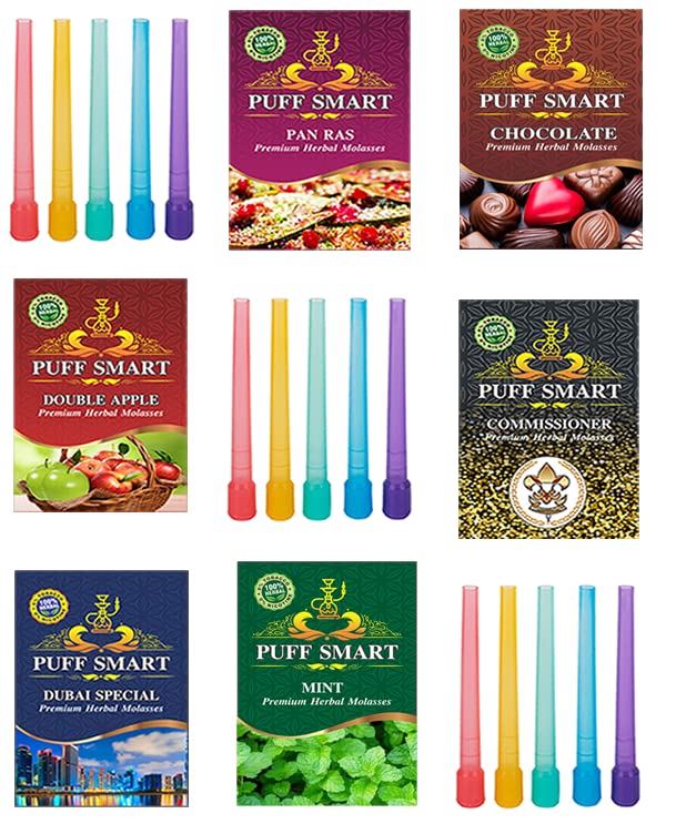 PUFF SMART Herbal Hookah Molasses (100 Nicotine and Tobacco Free) Pan