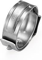 Vista 3 de Paquete de 100 anillos de sujeción WMAXPFIT PEX de 1/2 pulgada, acero inoxidable PEX para tubos de engarce de acero inoxidable PEX, abrazaderas