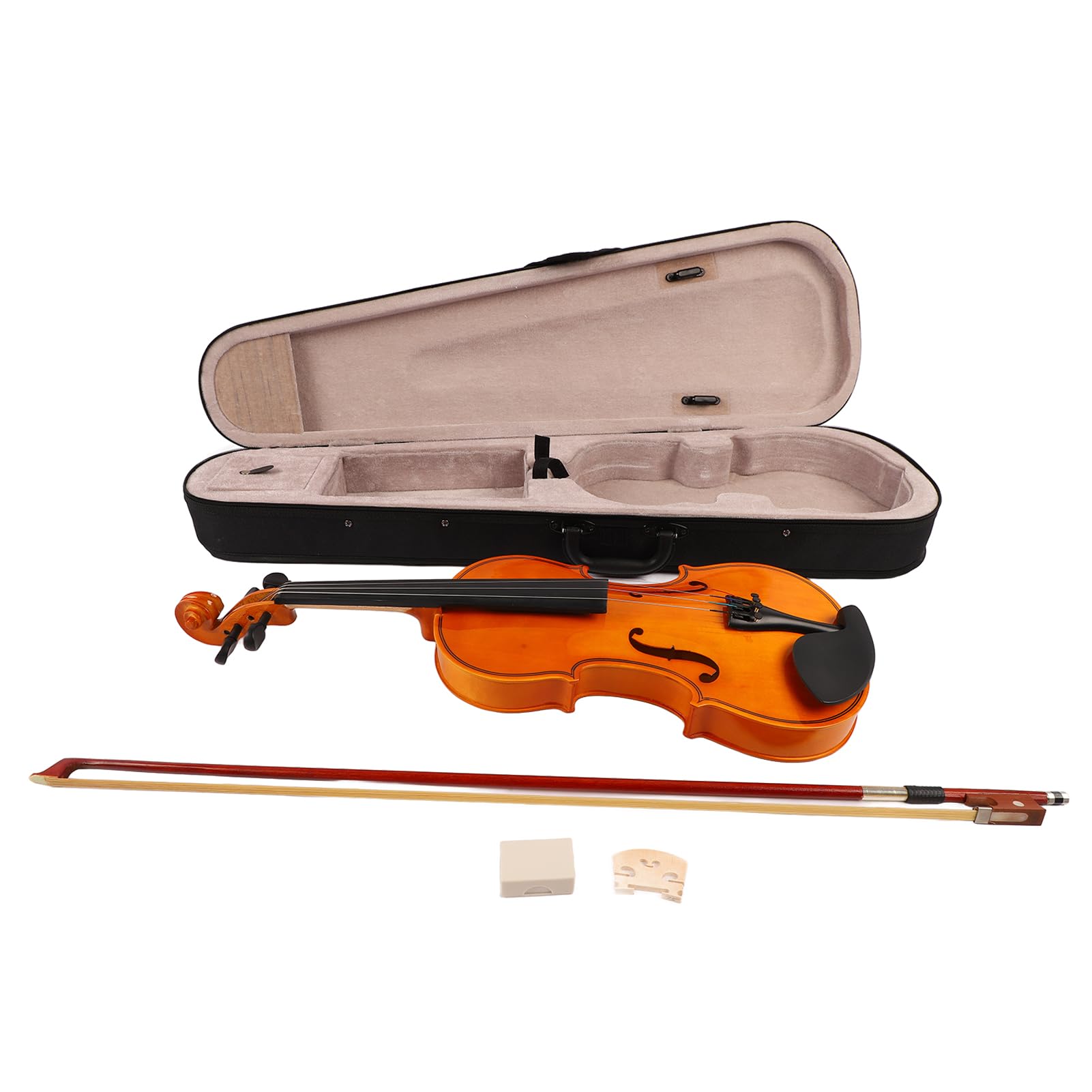 Generic Kit Completo di Violino per Principianti con Suono Eccellente e di Pickup Integrato Perfetto per Musicisti Studenti in Materiale di Tiglio (1/8)