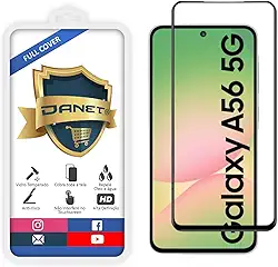 Pel�cula de Vidro Temperado 3D Full Cover Para Galaxy A56 5g � Prote��o Anti Impacto Danet