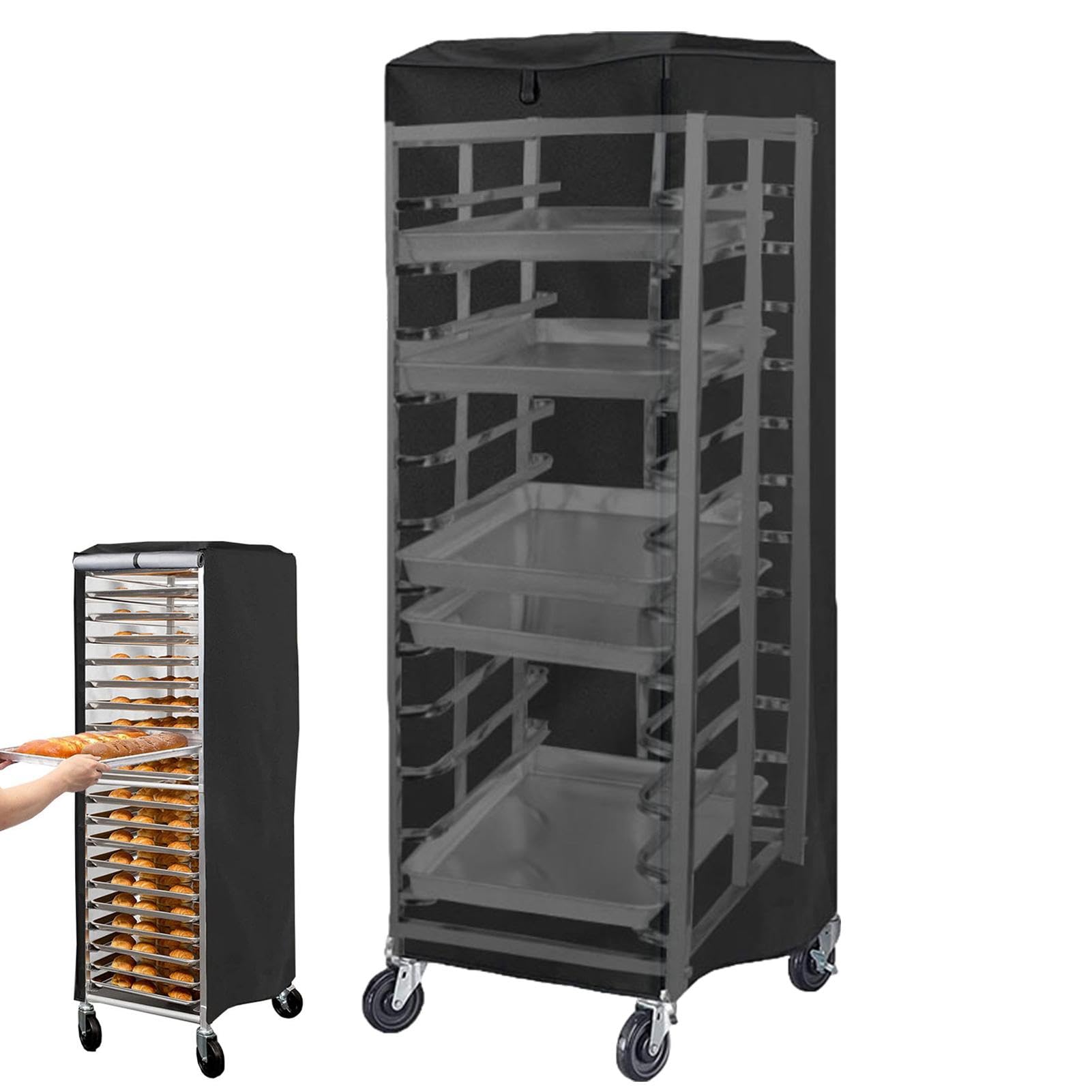 Amazon｜ベーカーズラックカバー、フードラックカバー - パンラック