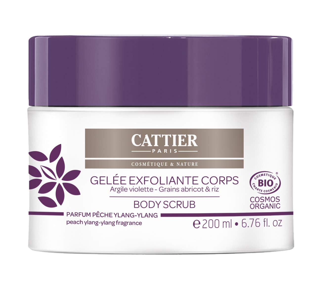 CATTIER Gel exfoliante corporal 200 ml orgánico, lote de 2