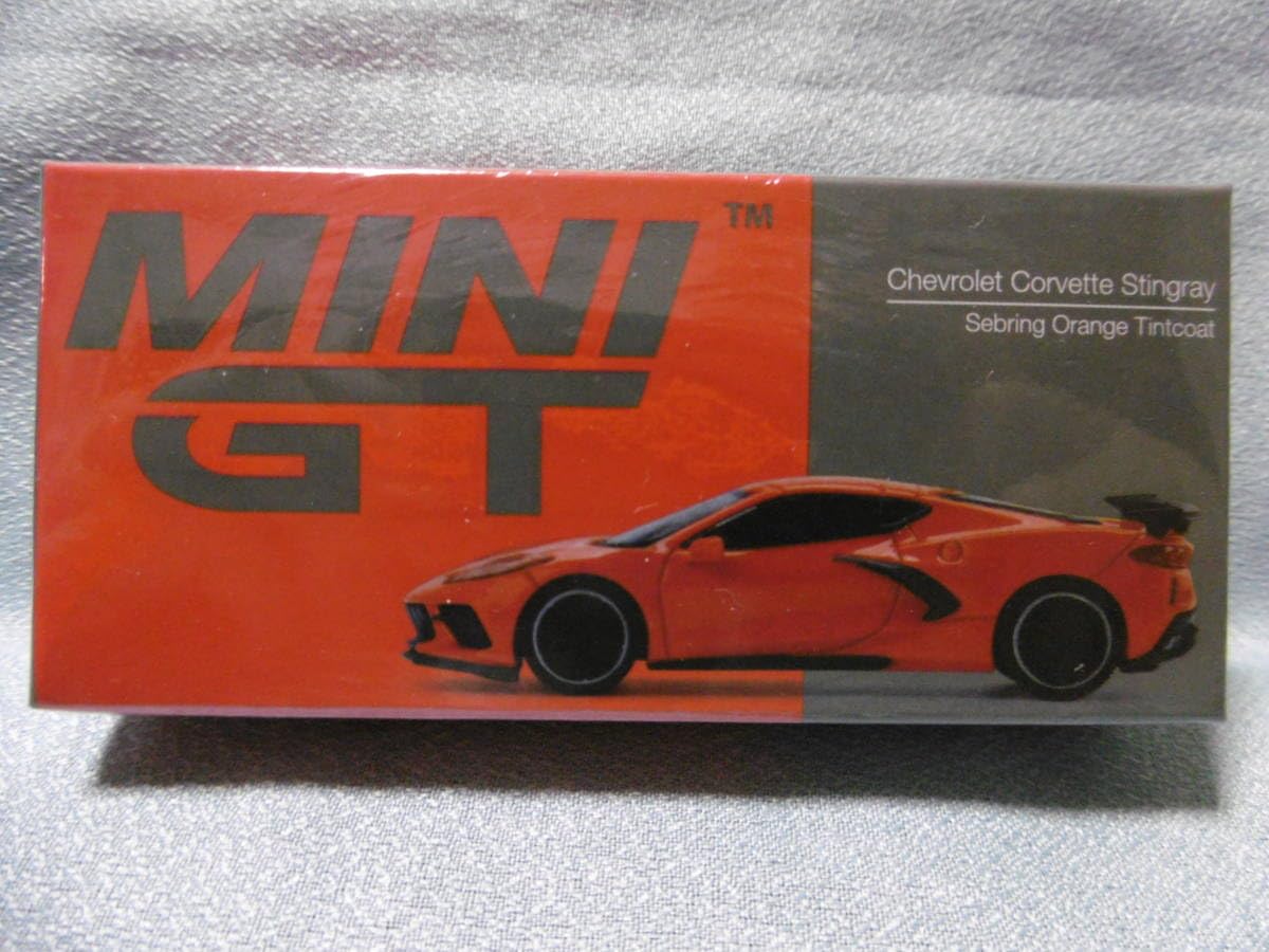 Amazon | 未 MINI GT 227 Chevrolet Corvette Stingray Sebring Orange