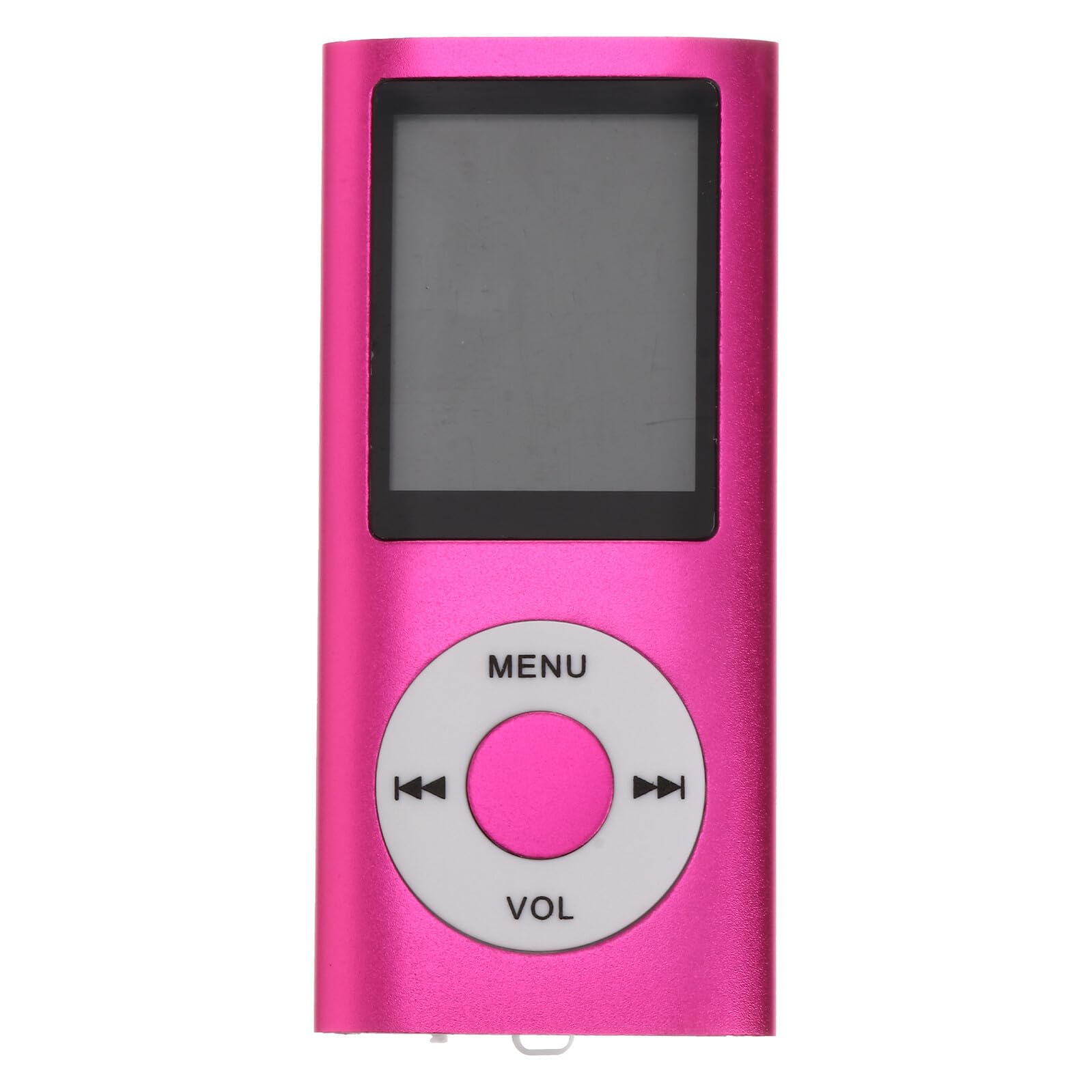 DOITOOL Portable Mp4 Music Player with 1 8-inch Screen and USB Port Pink Digital Mp3 Player with Memory