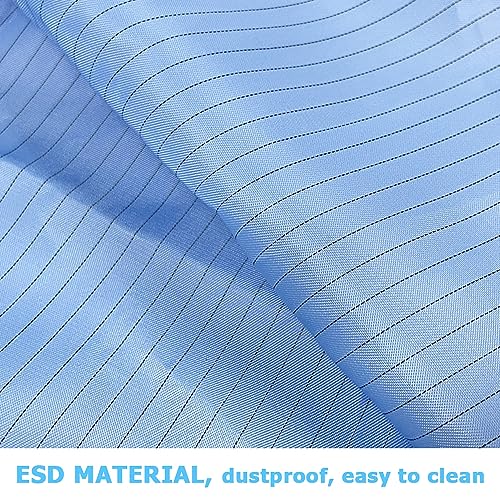 Image of Microscope Dust Cover Fit Full Size Standard Microscopes - Lab lensmeter Instruments Accessories, ESD Material, 20 inchL x 20 inchW