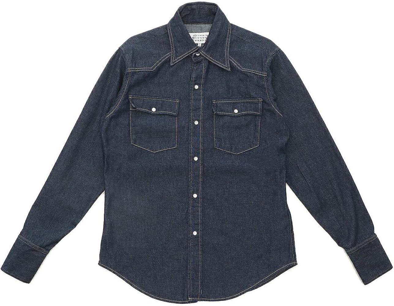 美品✨ Maison Margiela 18SS オーバーデニムシャツ43 L Maison Margiela 18SS オーバーデニムシャツ43 L相当 Maison