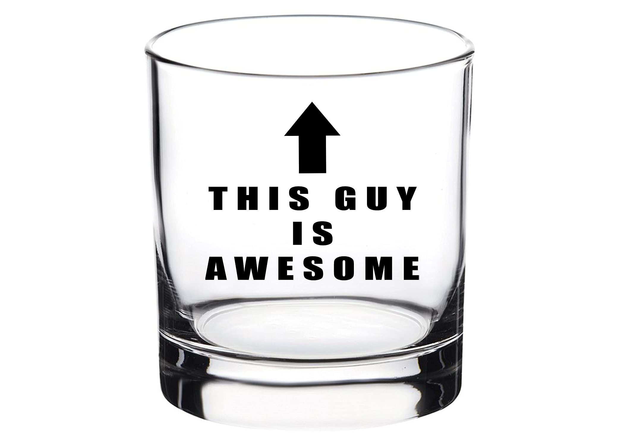 Rogue River Tactical Funny This Guy is Awesome Old Fashioned Whiskey Glass Drinking Cup Gift For Him Men Dad Grandpa