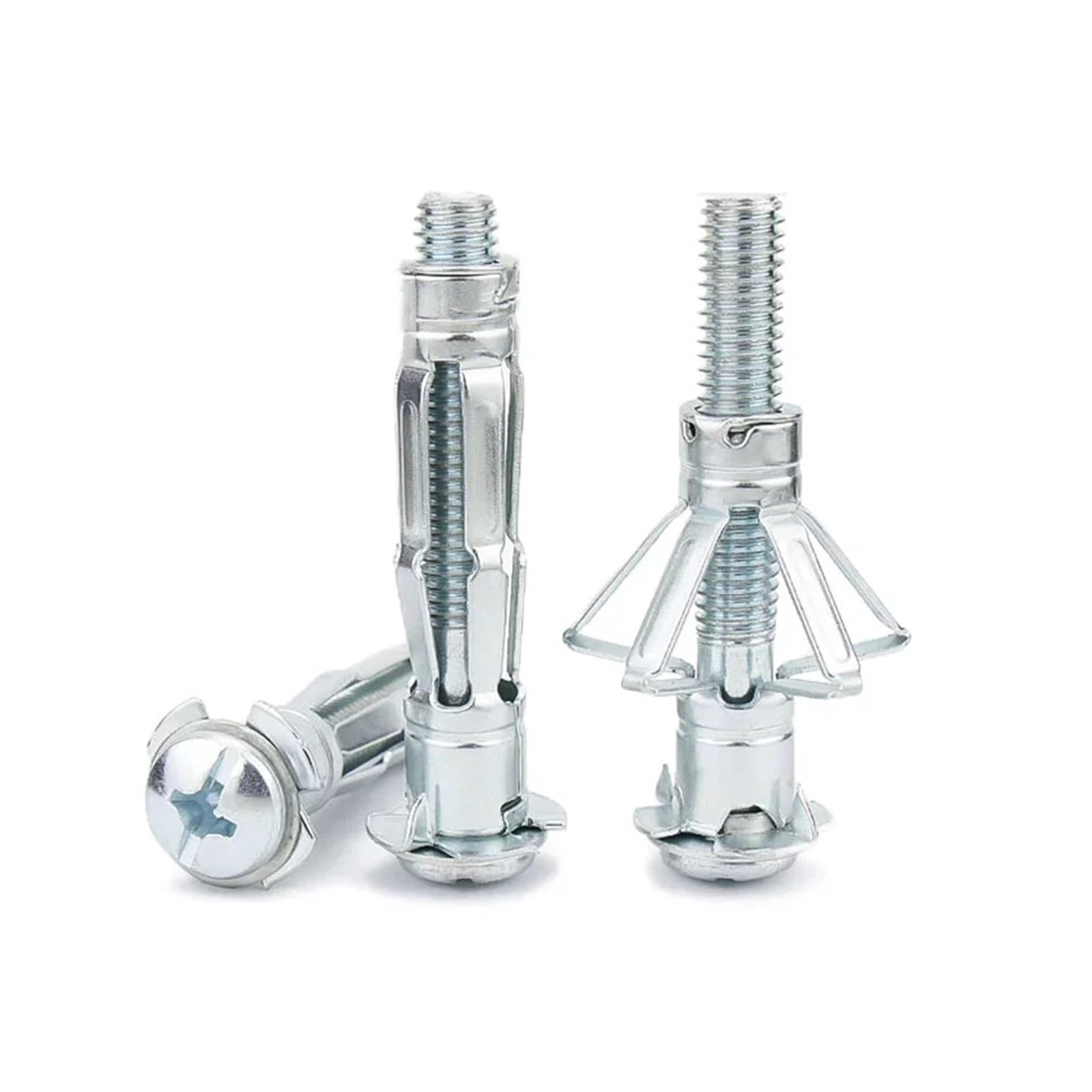 Kotwa ścienna Molly Hollow, kołek rozporowy do płyt gipsowo-kartonowych Wkręty rozporowe do kołków rozporowych do sufitu z płyt gipsowo-kartonowych(M5x65mm-20pcs)