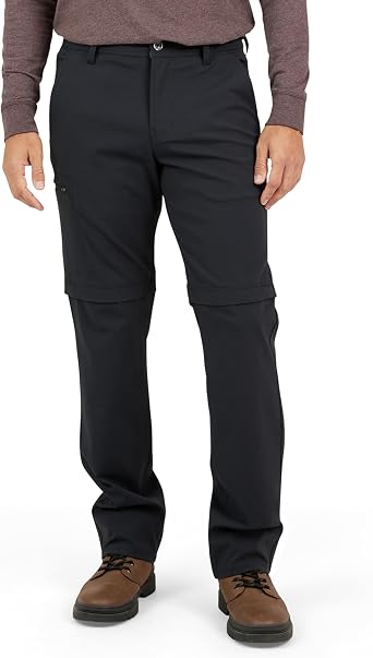 Weatherproof Vintage Mens Convertible Zip-Off Pants Converts to Shorts | Water Resistant, Quick Dry, Cargo Travel Pants