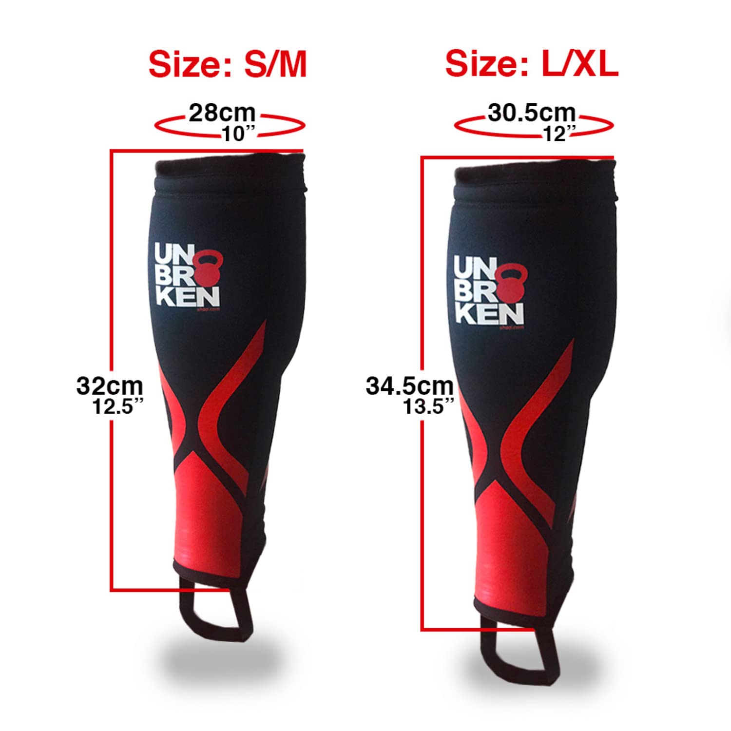 Parastinchi E Polpacci Professionali UnBroken 5 Mm – Per CrossFit, Arrampicata Su Corda, Sollevamento Pesi E MMA, Taglia Singola L/XL, Traspirante - 3