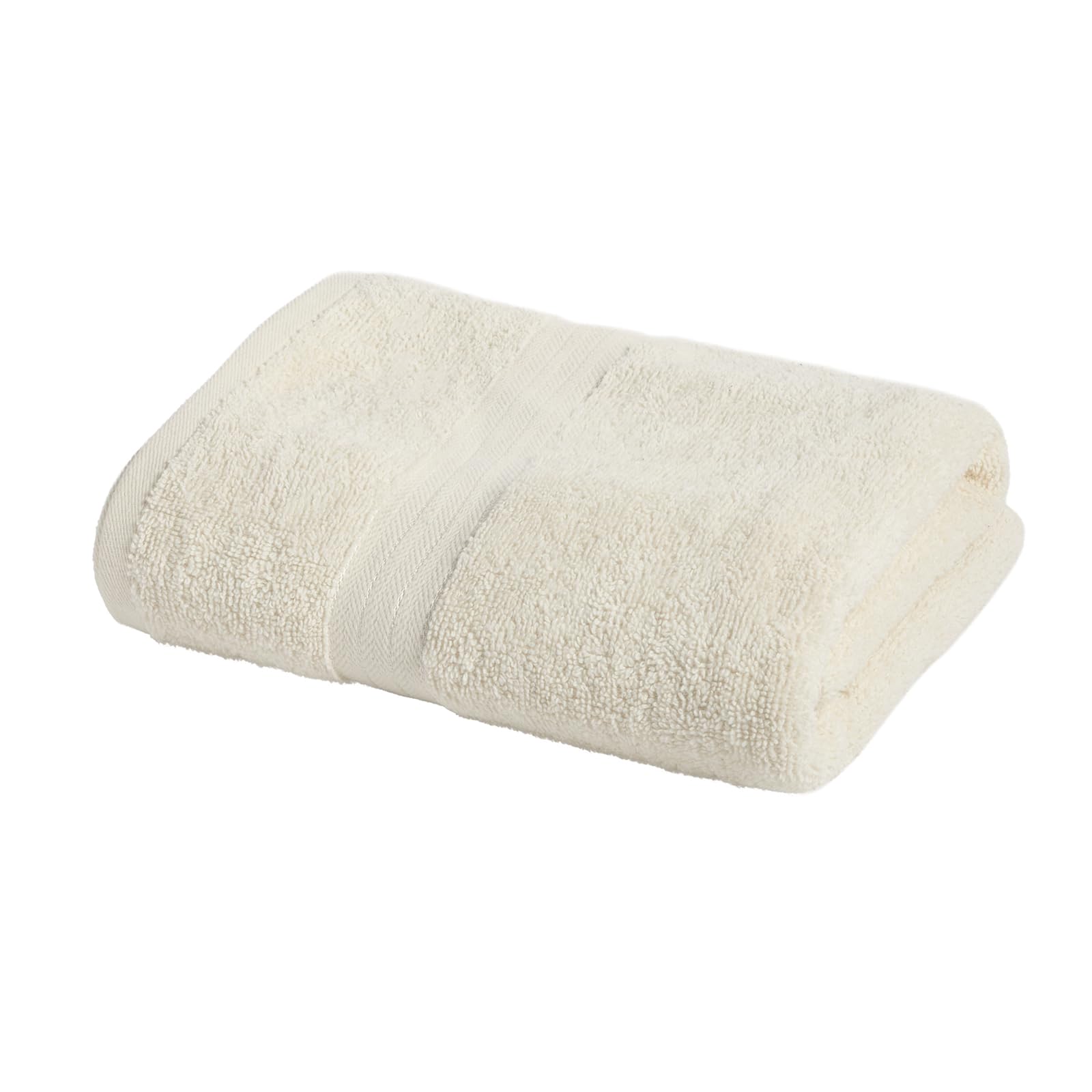 OHS Bath Sheet Towels Bath Towel Bathroom Towels, Ivory - 150 x 90cm