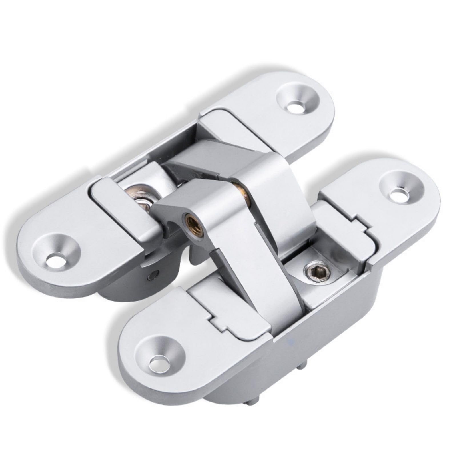 180 Degree Swing Concealed Hinges Invisible Door Hinges Heavy Duty Zincs Alloy Adjustable Hinge Accessories Hardware