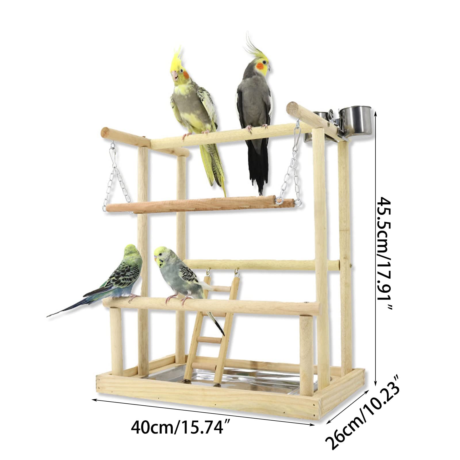 Spielständer Sitzstange Gym Vogel Gym Sittiche Spielzeug Vogelspielzeug Vogelkäfig Ständer Sitzstange Ständer Spielständer