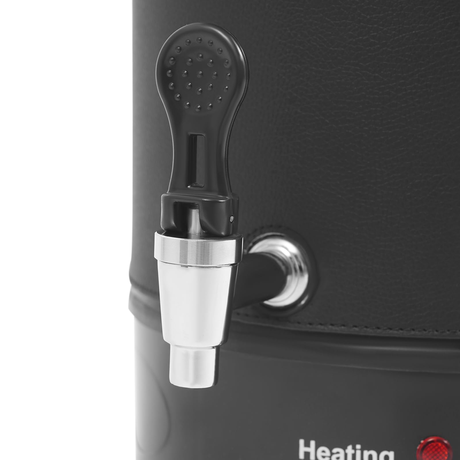 PHOYUXM Pentola per fusione di cera, 1100 W, con temperatura regolabile e coperchio di chiusura, 30 – 110 °C, produzione di candele fai da te, in acciaio inox