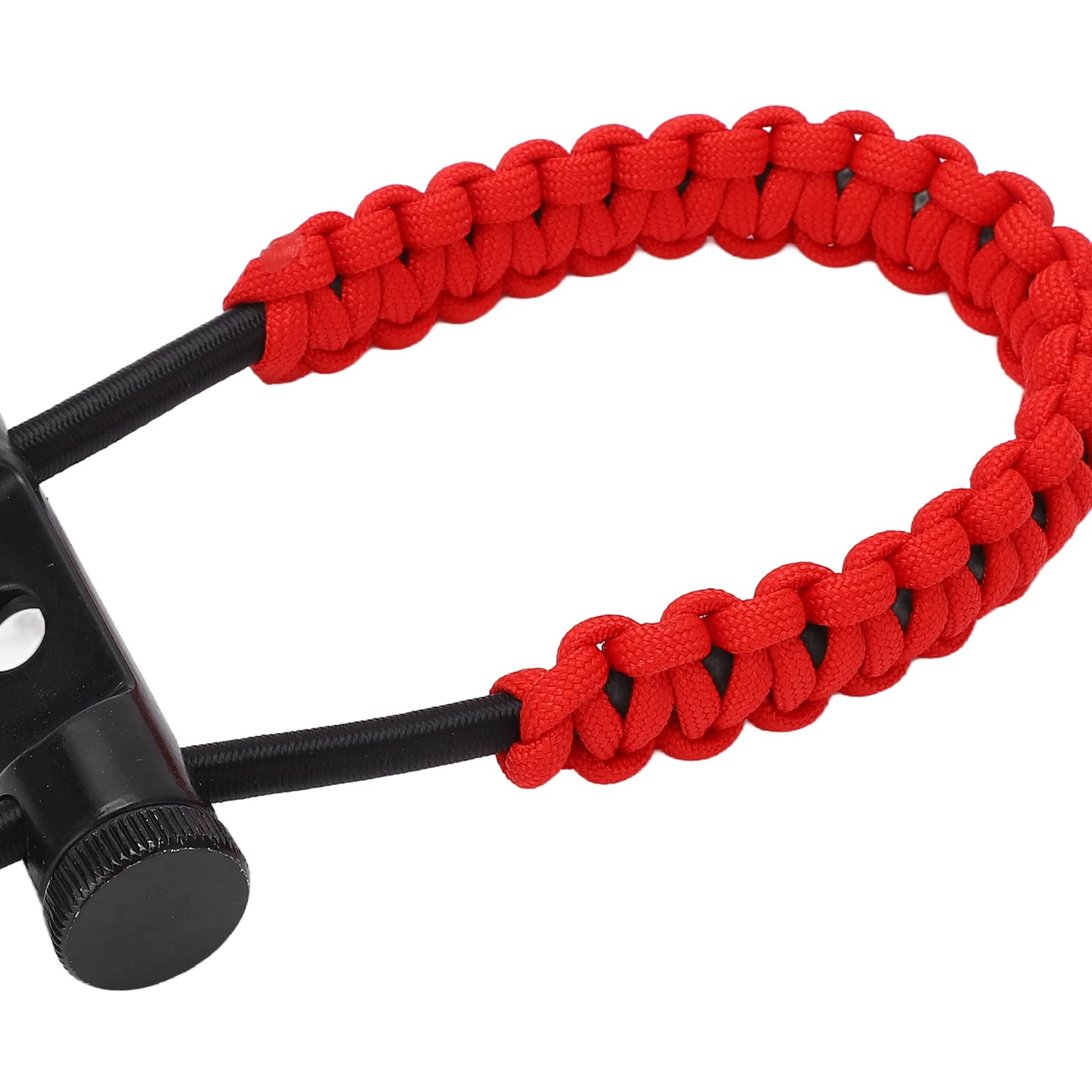 Arco Composto Cinturino da Polso per Imbracatura da Polso, Corda Intrecciata Regolabile Tiro con L'Arco Imbracatura da Polso Tiro con L'Arco Imbracatura per Dita Fionda per (Rosso)