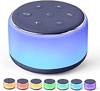 Vista 1 de FamiSym Máquina de Sonido para Dormir para Bebés, Niños y Adultos - Máquina de Ruido Blanco Recargable para Dormir con Luz Nocturna, 34 Sonidos
