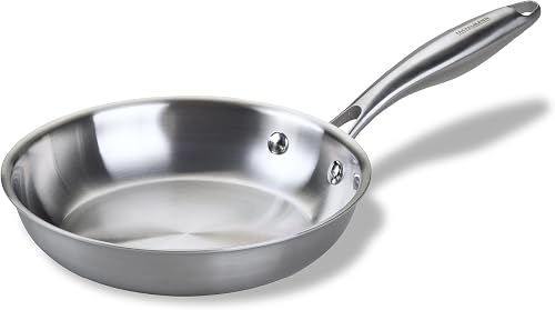 Fackelmann Poêle Triply Inox 18/10 20 cm Tous Feux Sans PFAS