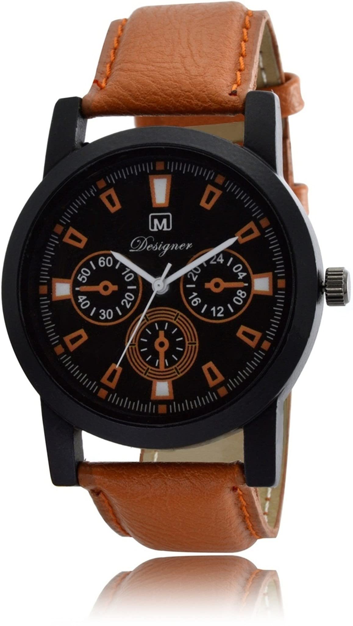 OM DESIGNER Analog Round Shape Dial Men’s & Boys Watch BL-7 Brown (B09SDKVNXL) Amazon Price History, Amazon Price Tracker