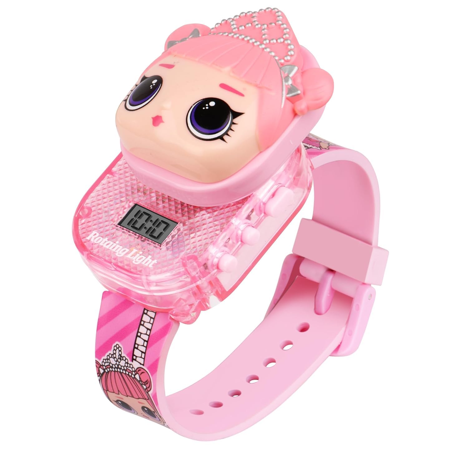 AMIGOS Children Cartoon Theme Wrist Watch for Boys and Girls Kids Light Glowing Watch with Music Tune and Face Covered Multicolor Led Digital Light Kid Watch (Birthday Gift) (LOL) (B0D4R2MX26) Amazon Price History, Amazon Price Tracker
