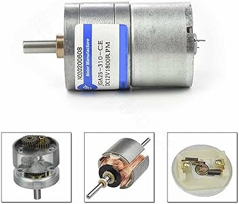 Amazon.co.jp: ステッピング モーター DC 6V 12V ギアモーター 8