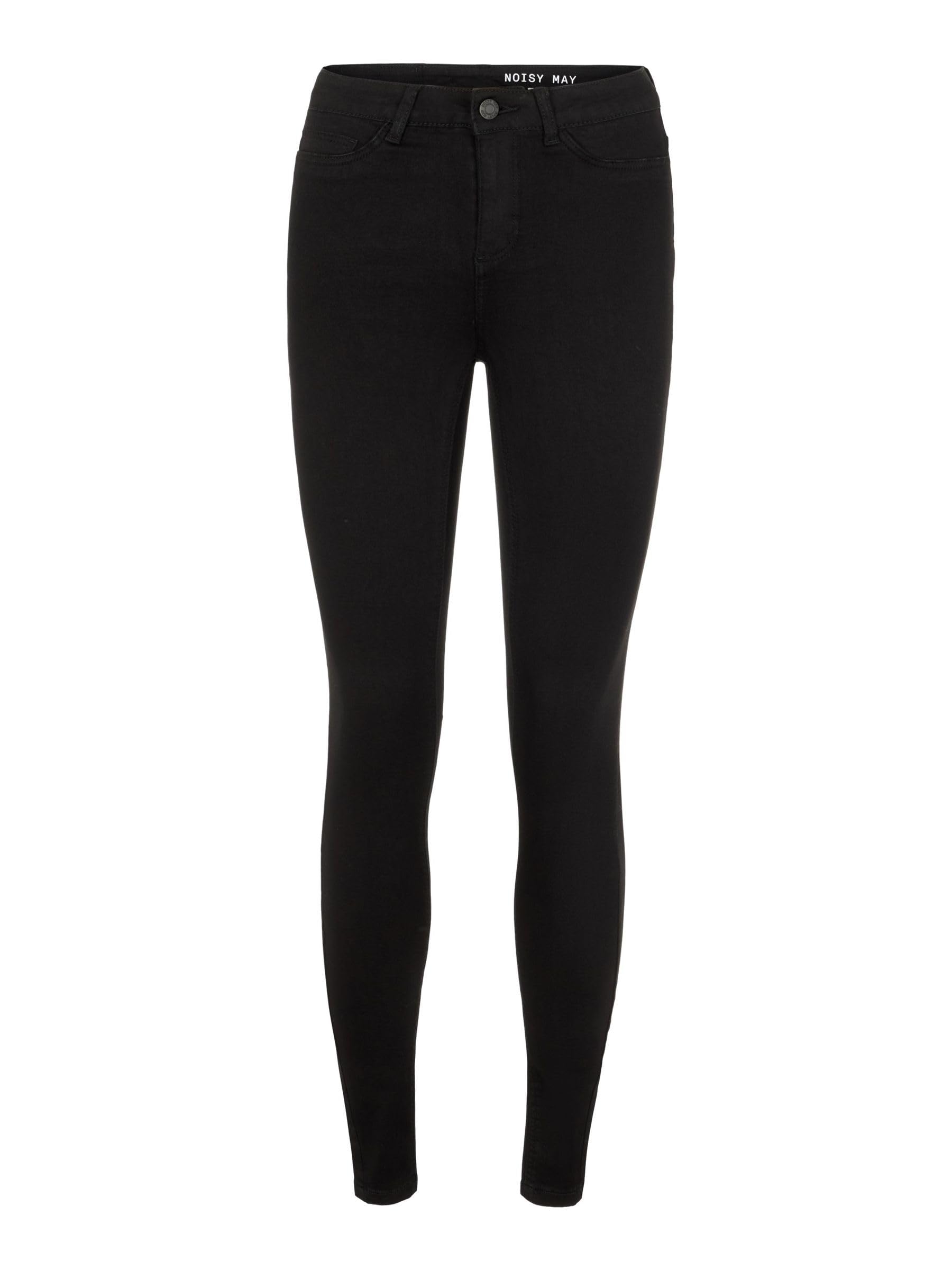 Noisy May NOS DE Women NMCALLIE HW VI023BL NOOS Skinny Jeans, Black (Black Denim), W29/L32